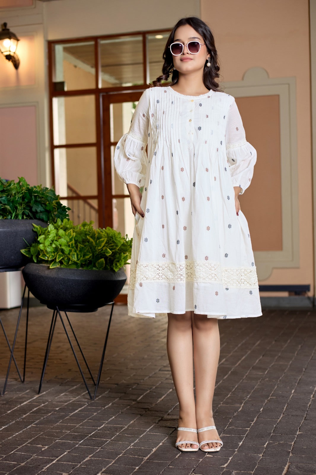 Pure Mul Cotton Gown