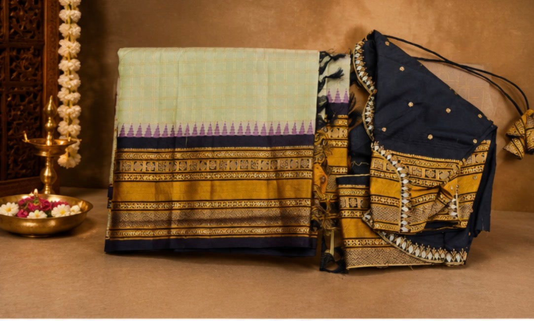 Pure Gadwal Silk Saree