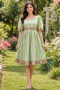 Beautiful Floral Embroidered Dress