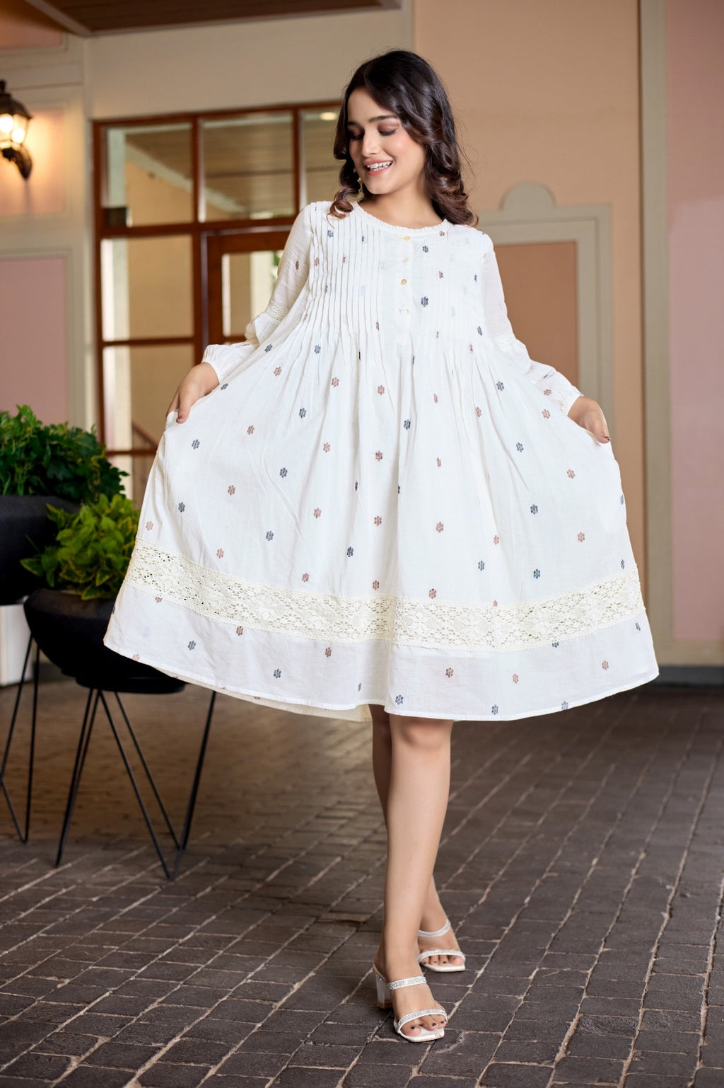 Pure Mul Cotton Gown