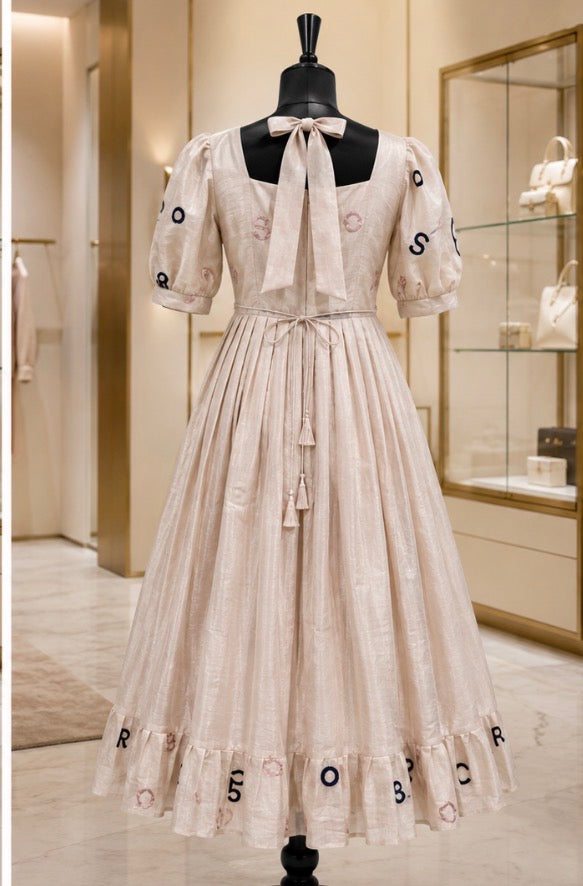 Pure Tissue Fabric Dress