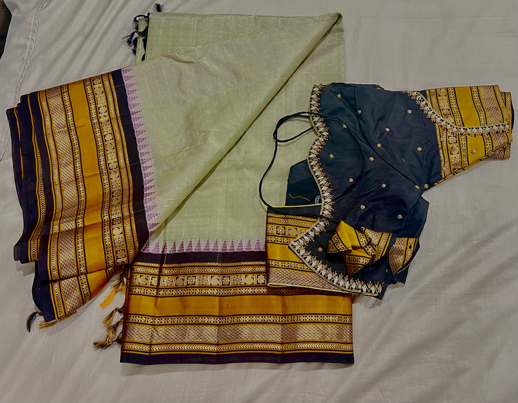 Pure Gadwal Silk Saree