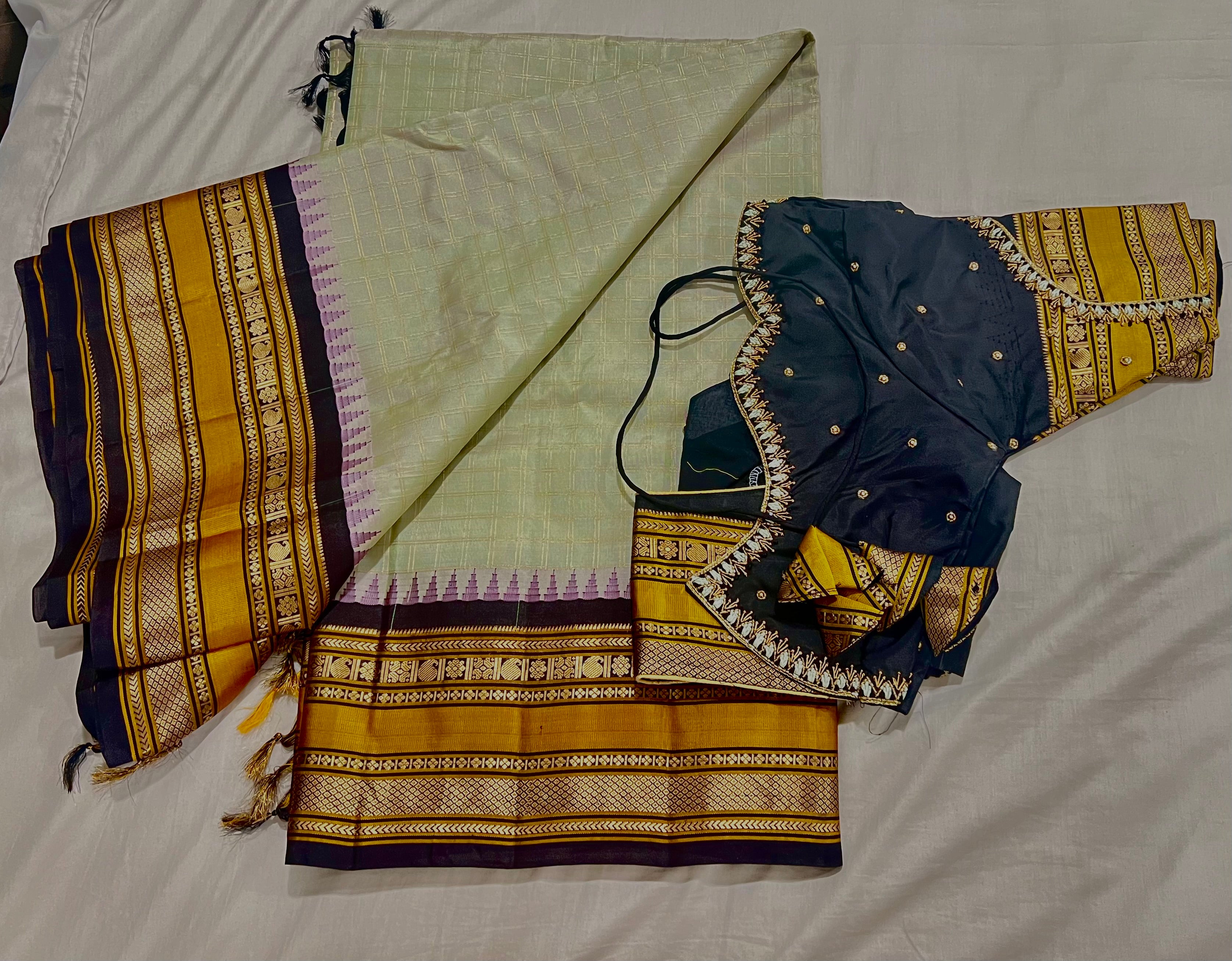 Pure Gadwal Silk Saree
