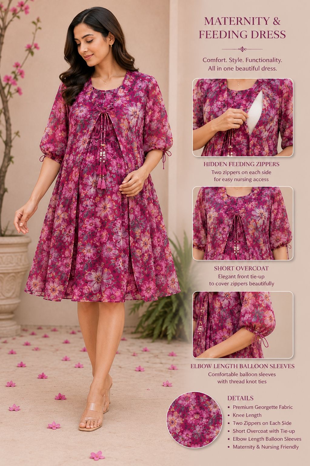 Maternity Feeding Frocks
