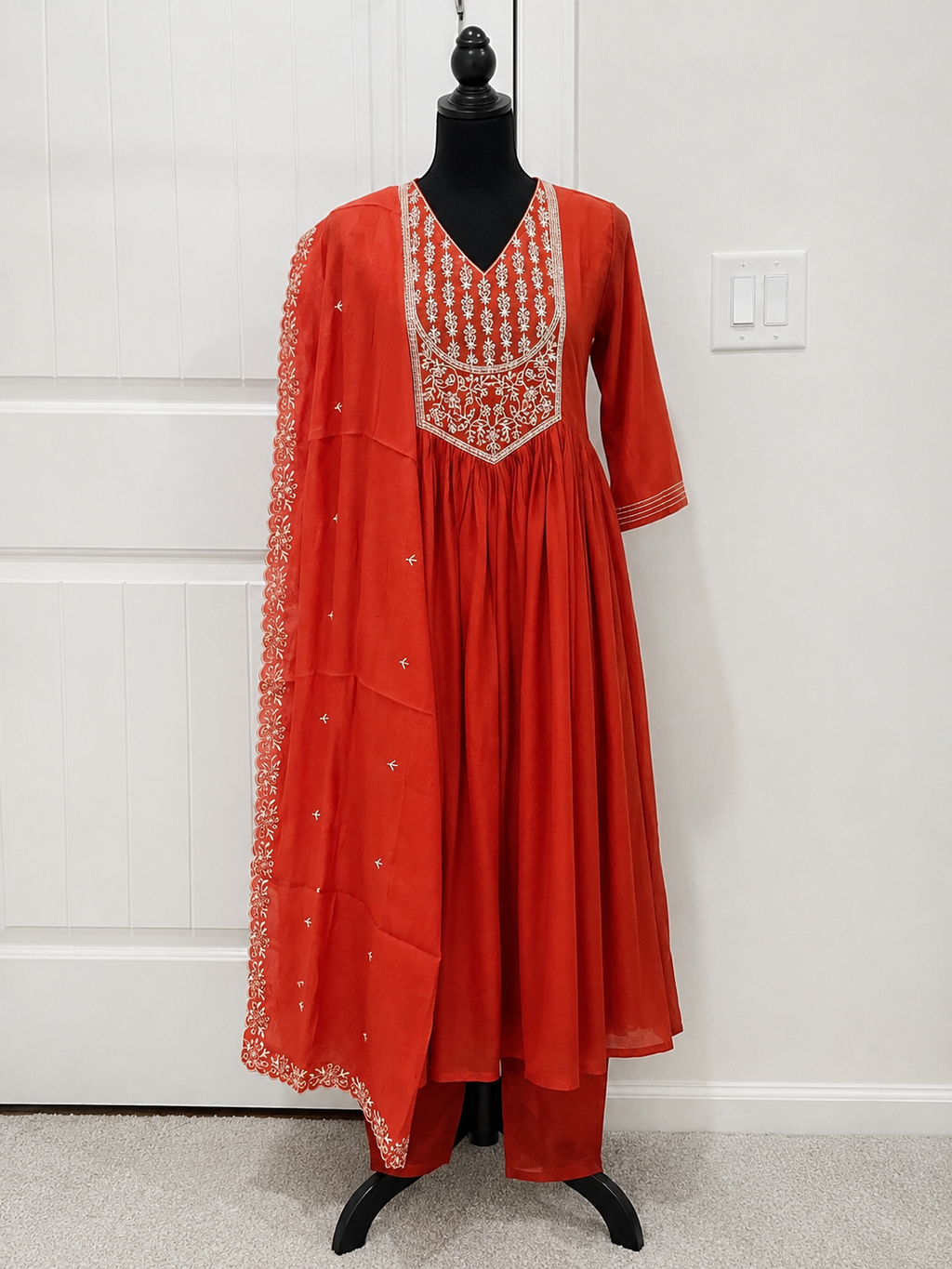 Mul Chanderi 3 piece Sets