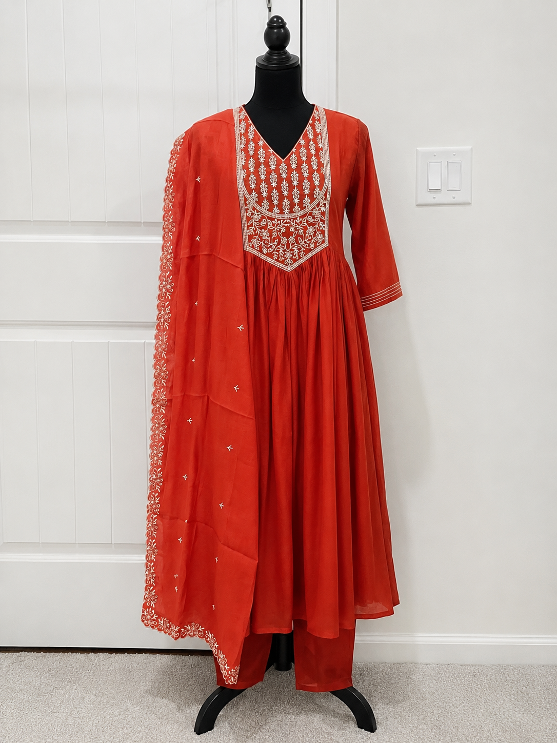 Mul Chanderi 3 piece Sets