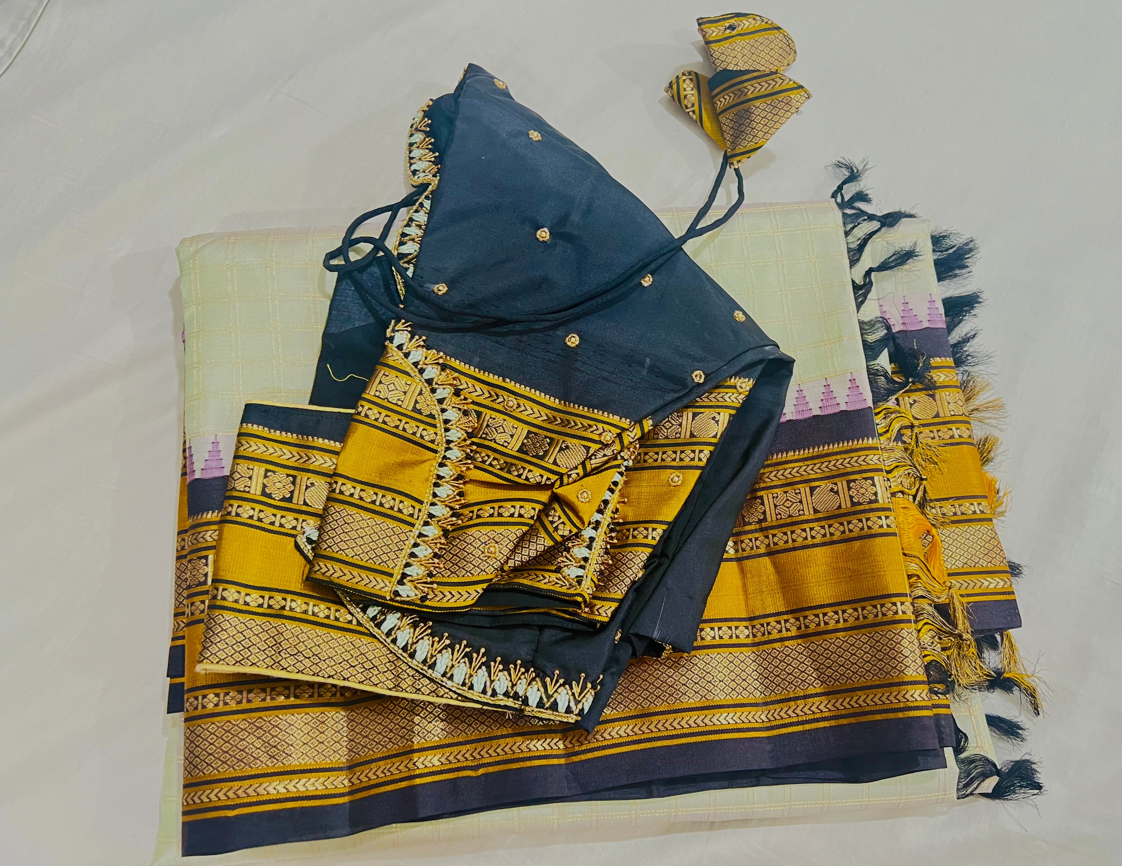 Pure Gadwal Silk Saree