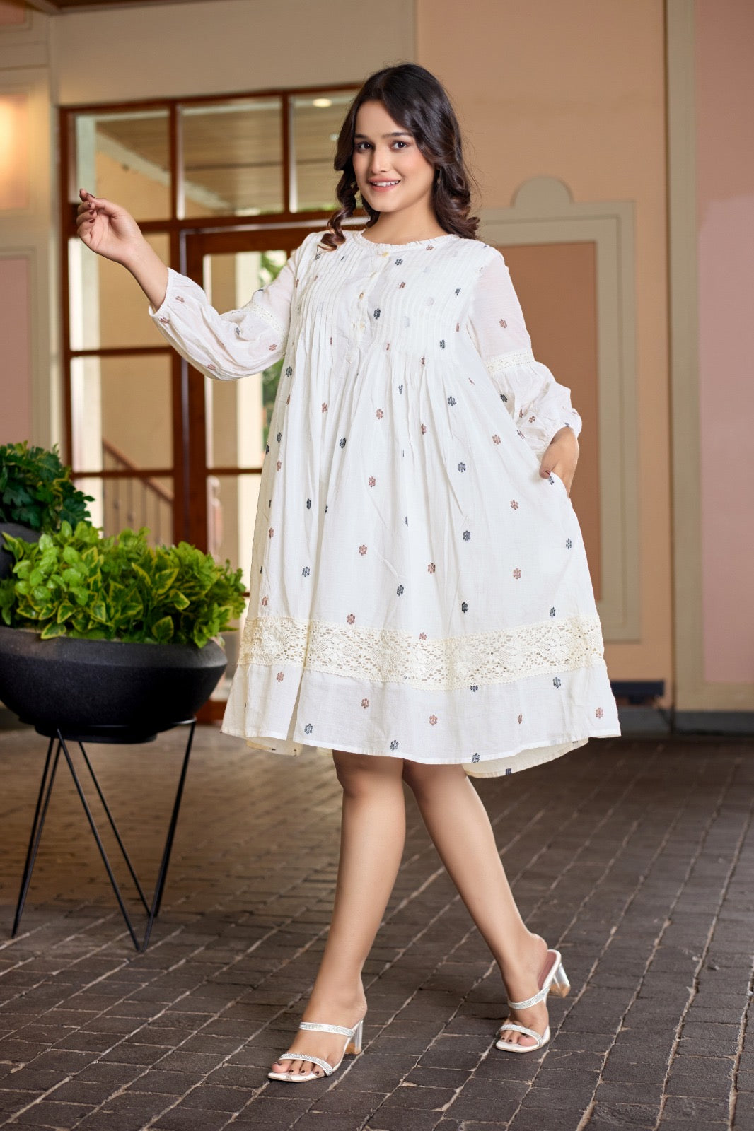Pure Mul Cotton Gown