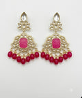 Polki dangle earrings