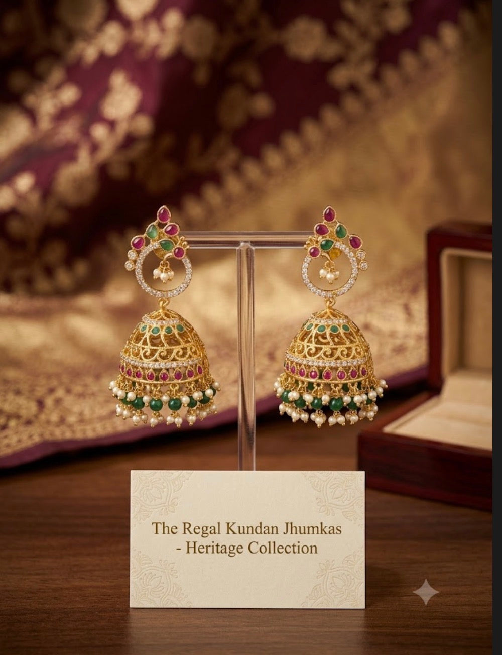Jhumka earrings