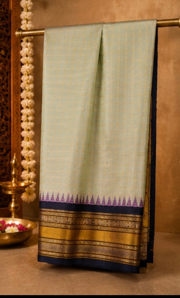 Pure Gadwal Silk Saree